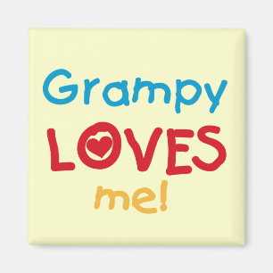 Grampy Lieben T - Shirt und Geschenke Magnet