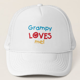 Grampy Lieben T - Shirt und Geschenke Truckerkappe