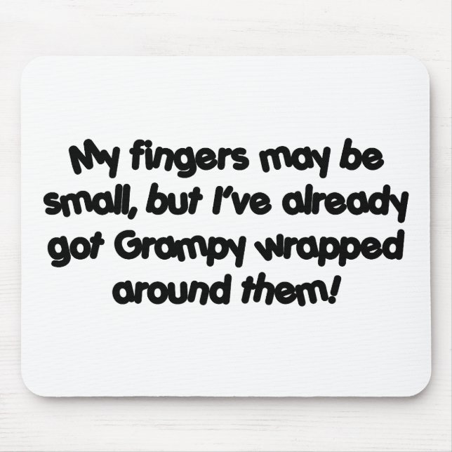 Grampys eingewickelt mousepad (Vorne)