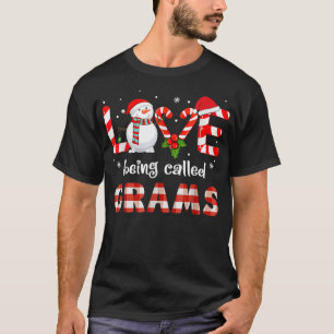 Grams Snowman Weihnachtsmannmütze Weihnachten Nied T-Shirt