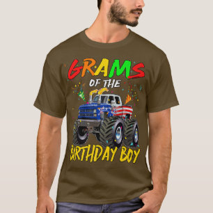 Grams The Birthday Boy Monster Truck Birthday Teil T-Shirt