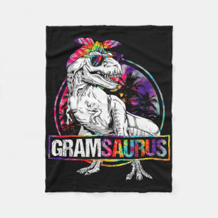 Gramsaurus Dinosaur Gram Saurus Familie passendes  Fleecedecke