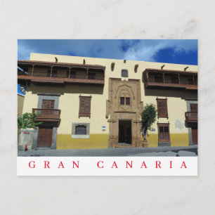 Gran Canaria Casa Museo de Colón Aussicht Postkart Postkarte