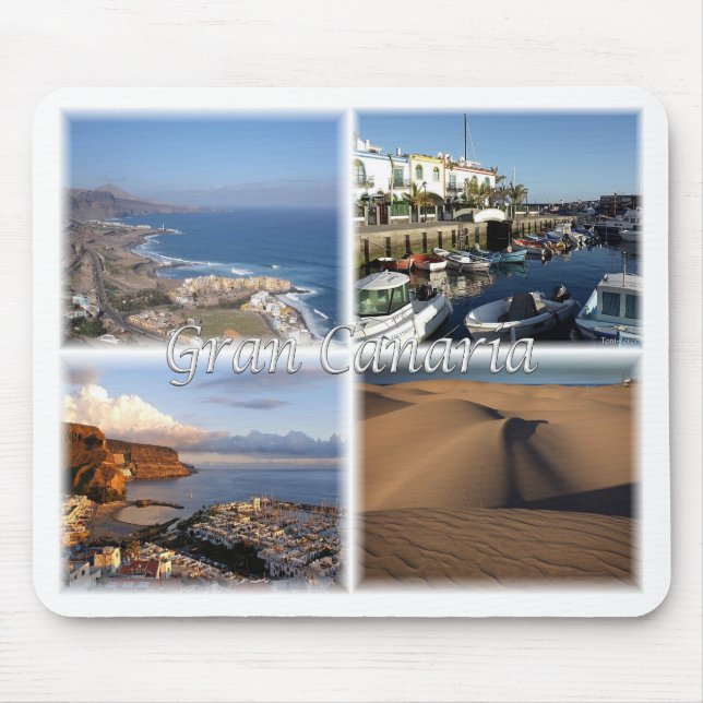 Gran Canaria Kanarische Insel Spanien Mousepad (Vorne)