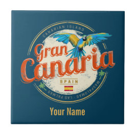 Gran Canaria Parrot Kanarische Inseln Spanien Vint Fliese