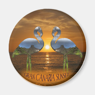 Gran Canaria Sonnenuntergang Magnet