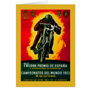 Gran Premio de Espana Poster Vintage Europe