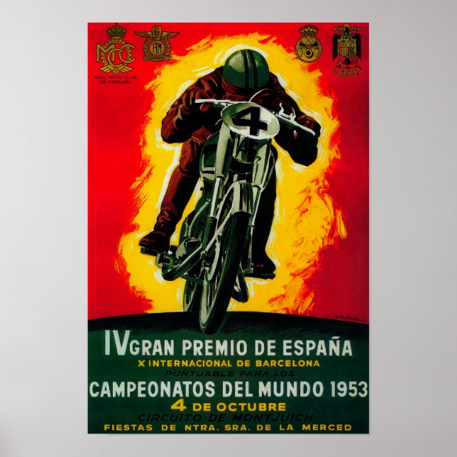 Gran Premio de Espana Vintages Poster Europe (Vorne)