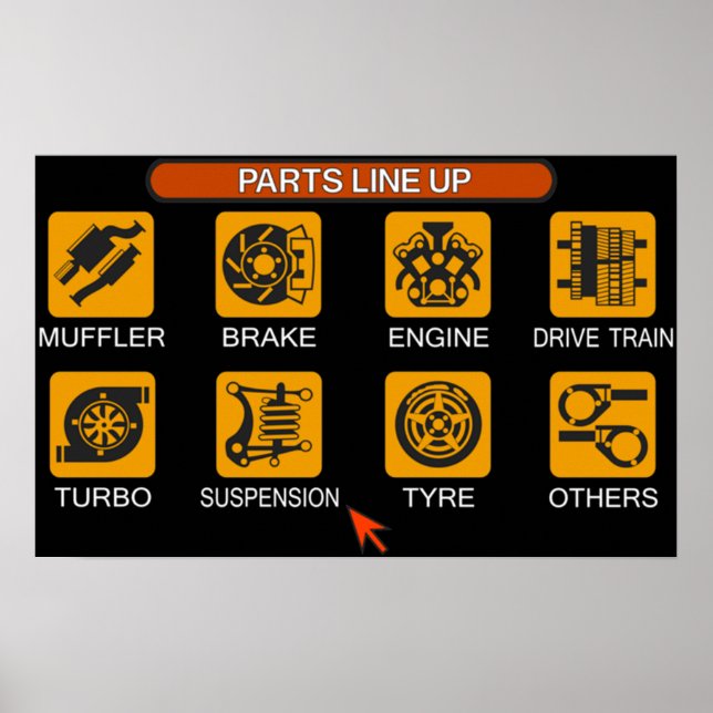Gran Turismo 2 Tune Menü Poster (Vorne)