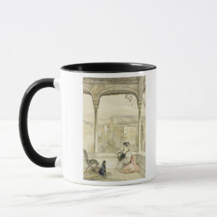 Granada (Alhambra), überziehen 9 'von den Skizzen Tasse