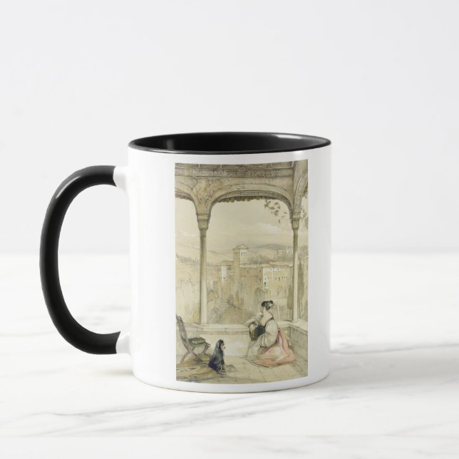 Granada (Alhambra), überziehen 9 'von den Skizzen Tasse (Links)