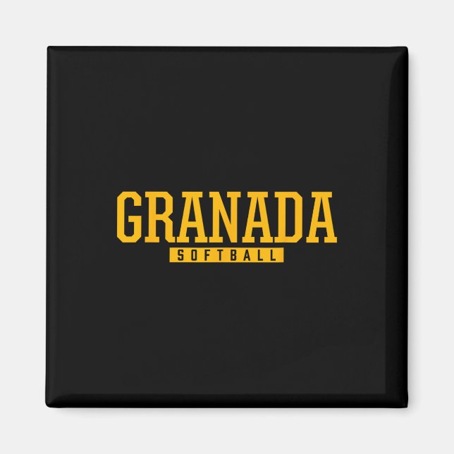 Granada High School Softball Magnet (Vorne)