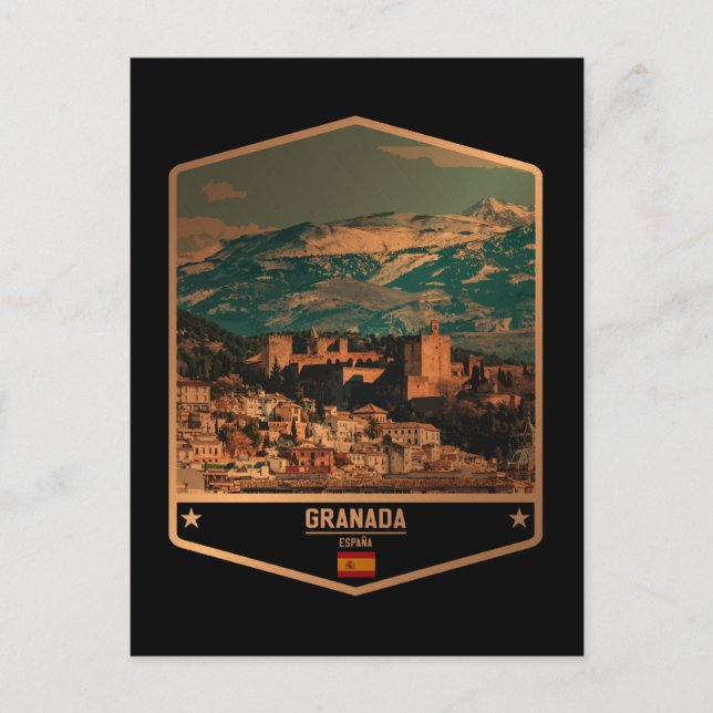 Granada Postkarte (Vorderseite)
