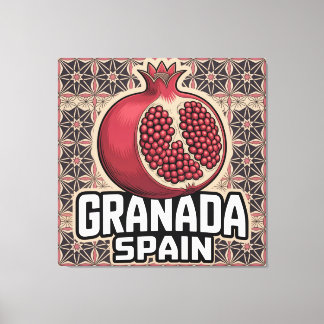 Granada Spain Pomegranate Sticker Leinwanddruck