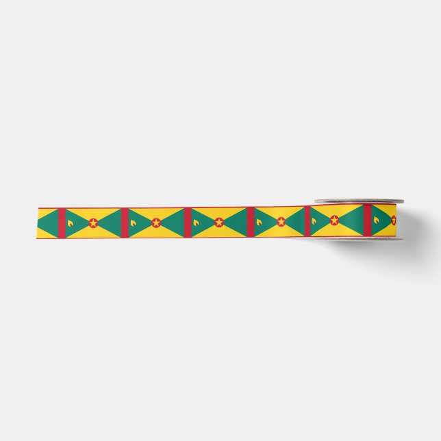 Granada Spanien Flagge Ribbon Satinband (Vorderseite)