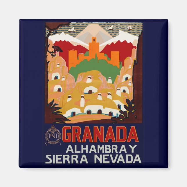 Granada Spanien Magnet (Vorne)
