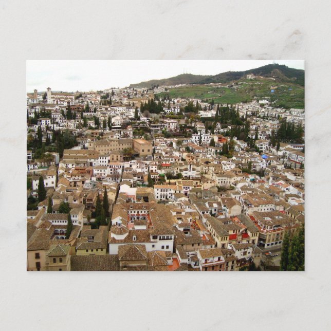 Granada, Spanien Postkarte (Vorderseite)