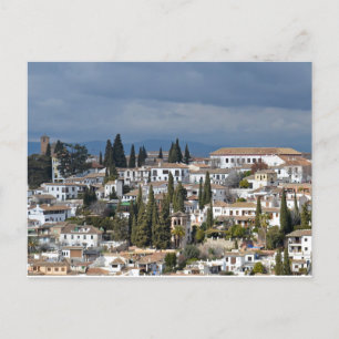 Granada Stormy City Postcard Postkarte