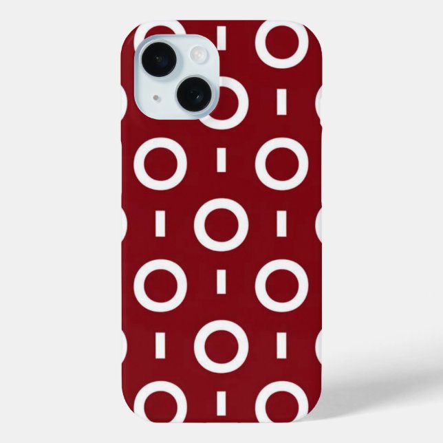 Granat Orbit Case-Mate iPhone Hülle (Rückseite)