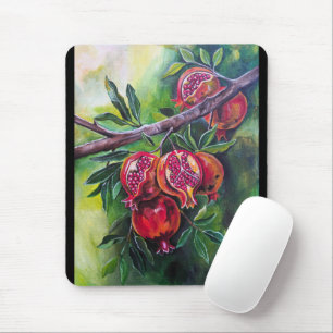Granatäpfel der Herbsternte von Alfred Fox Mousepad