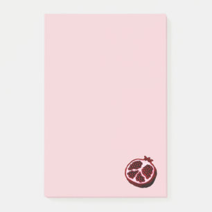 Granatapfel - Fruchtsammlung - Post-it Klebezettel
