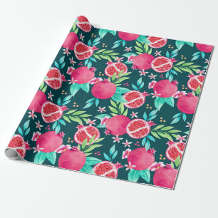 Granatapfel Geschenkpapier