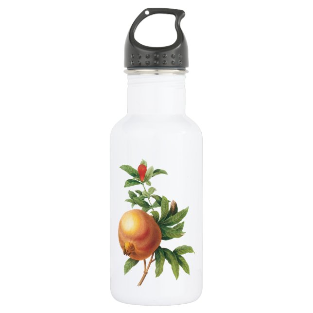 Granatapfel (Grenadier punica) von Redouté Trinkflasche (Vorderseite)