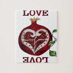 Granatapfel Herz LIEBE Valentinstag
