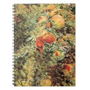 Granatäpfel II von John Singer Sargent Notizblock
