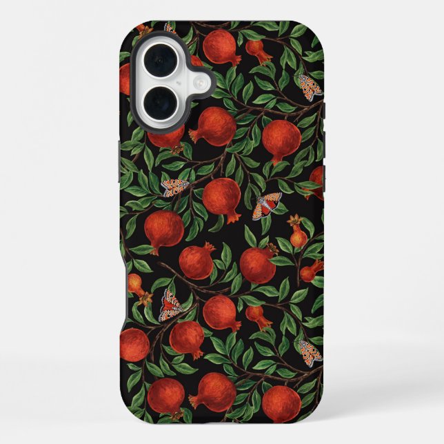 Granatäpfel iPhone 16 Plus Hülle (Rückseite)