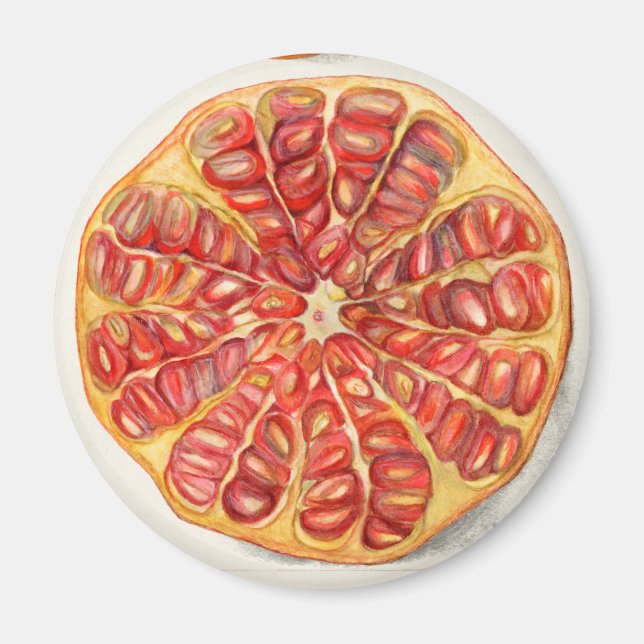 Granatapfel Magnet (Vorne)