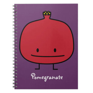 Granatapfel Notizblock
