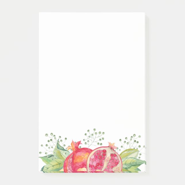 Granatäpfel Post-it Klebezettel (Vorderseite)