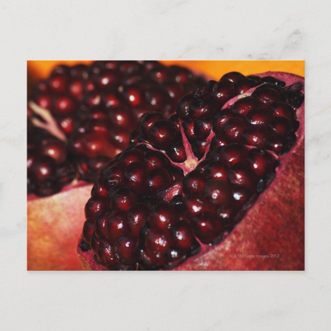 Granatapfel Postkarte (Vorderseite)