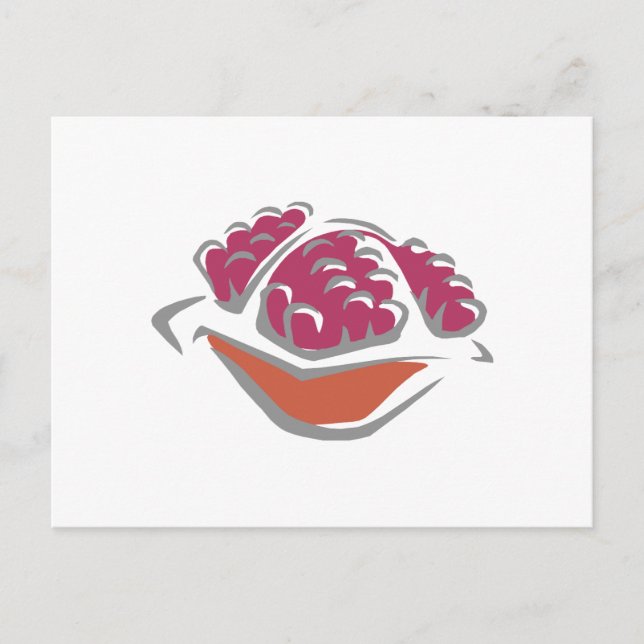 Granatapfel Postkarte (Vorderseite)