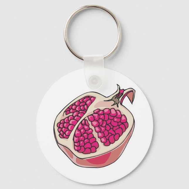 Granatapfel Schlüsselanhänger (Vorderseite)