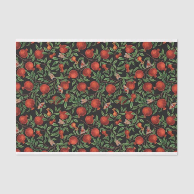 Granatäpfel Seidenpapier (Vorderseite)