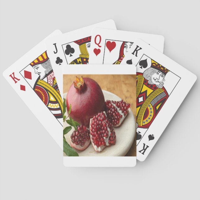 Granatapfel Spielkarten (Rückseite)