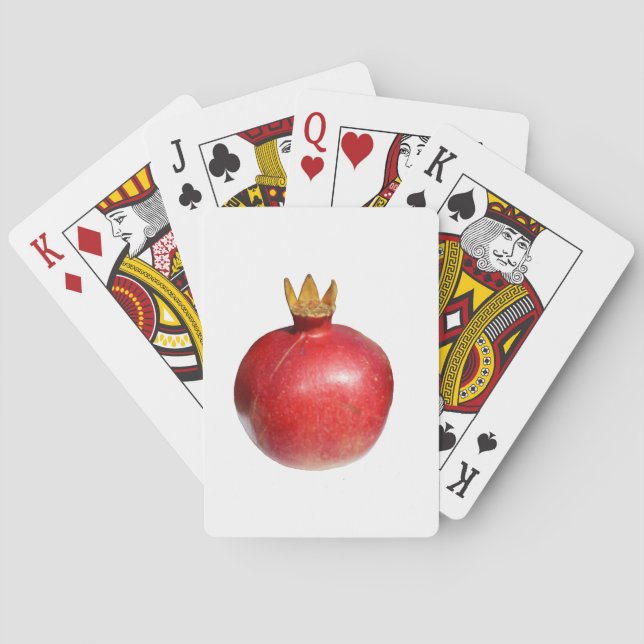 Granatapfel Spielkarten (Rückseite)