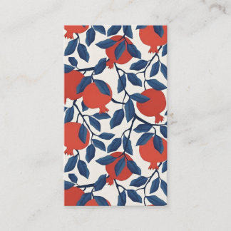 Granatapfel Telefonnummerkarte