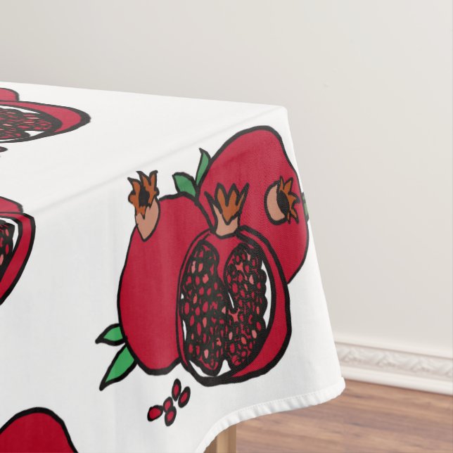 Granatapfel Tischdecke (Beispiel)
