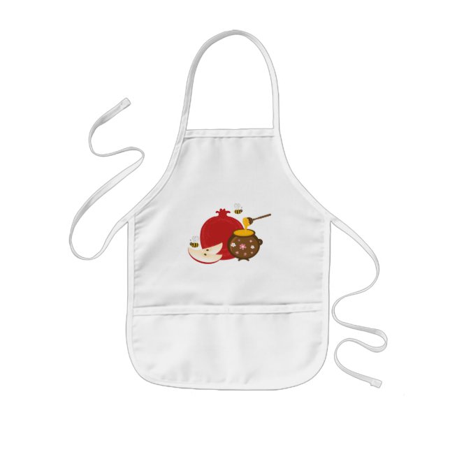 Granatapfel-und Honig-KinderSchürze Kinderschürze (Vorne)