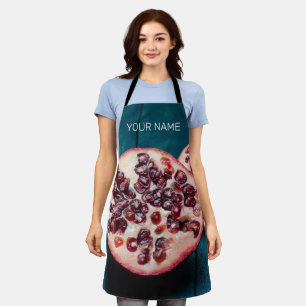 Granatapfel-Vegane-Frucht-Feinschmecker-Souvenir Schürze