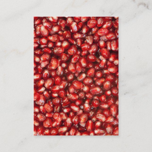 Granatapfel Visitenkarte (Vorderseite)