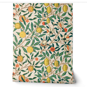 Granatapfel William Morris original beige Tapete