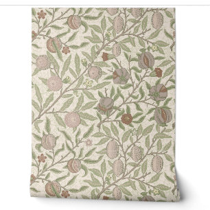 Granatapfel William Morris sepia Tapete