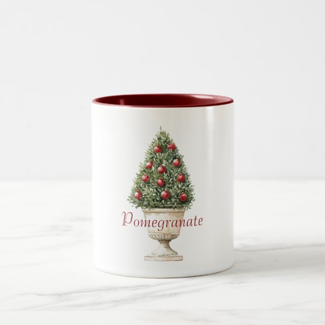 Granatapfelbaum Zweifarbige Tasse (Mittel)