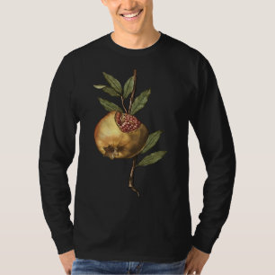 Granatapfelfrucht und -samen im Mittelmeer Vektor  T-Shirt