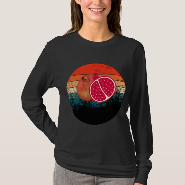Granatapfelsaft Lover Superfood T-Shirt (Vorderseite)