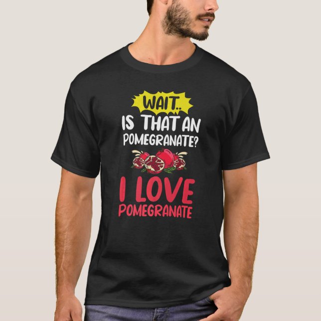 Granatapfelsaft Treeds Fruchtsamen Blume Pflanze T-Shirt (Vorderseite)